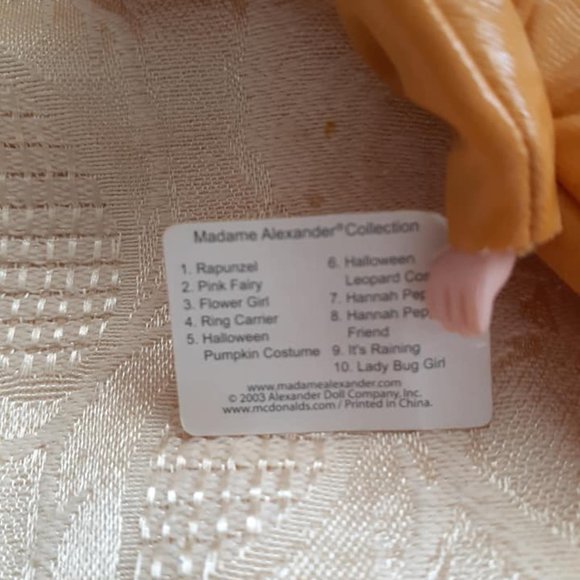 *NWT McDonald's Doll Collector's Madame Alexander - Picture 5 of 5